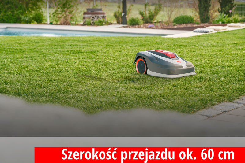 Szerokość przejazdu 60 cm